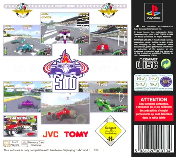 Indy 500 (JP) box cover back